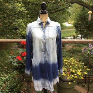 Chocolate Cotton Shirt Dress